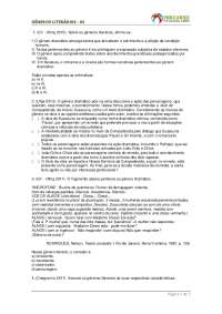 Gêneros Literários: Análise e Características