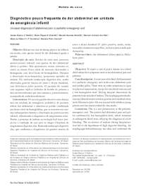 Úlcera Duodenal por Helicobacter pylori em Emergência Pediátrica: Diagnóstico Raro