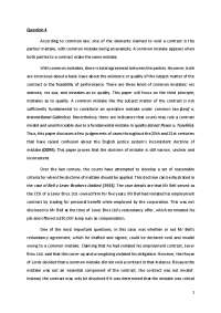 UKTY1 Finals Answer Script | Essays (university) Contract Law | Docsity