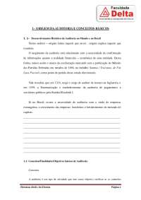Origem da Auditoria e Conceitos Básicos: História, Conceitos e Tipos