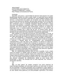 A Interação entre Sujeito e Objeto na Cognição: Esquemas Sensorio-Motores e Conceitos