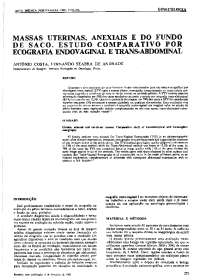 Ecografia transabdominal vs. transvaginal: estudos massas uterinas, adnexais e cul-de-sac
