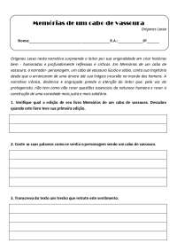 Memórias de um cabo de vassoura | Leitura Melhor Viagem