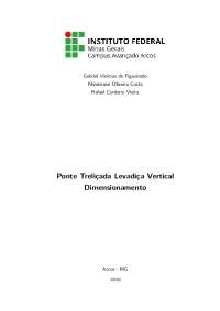 Estudo de Dimensionamento de uma Ponte Levadiça Vertical no Canal entre Santos e Guarujá