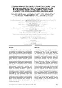 ABDOMINOPLASTIA NÃO-CONVENCIONAL COM DUPLO ...