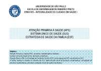 Saúde Primária e Atenção Integral à Saúde no SUS: Conceitos, Princípios e Determinantes