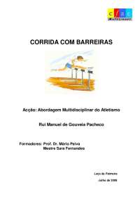 CORRIDA COM BARREIRAS