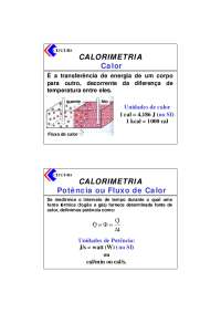Introdução à Calorimetria: Conceitos, Transferência de Calor e Aplicações Práticas