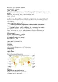 Vulkanismus am Beispiel Merapi