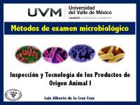 Métodos de examen microbiológico en Alimentos de Origen Animal: Seguridad y Aceptabilidad