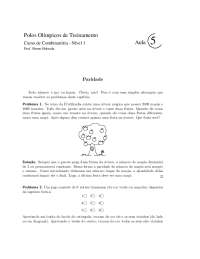 lista de exercicios sobre paridade do impa