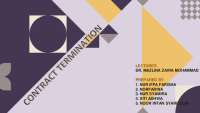 TOPIC 8 Contract Termination