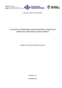 Estudo Comparativo: A Rola da Controladoria em Empresas de Pequeno e Médio Porte