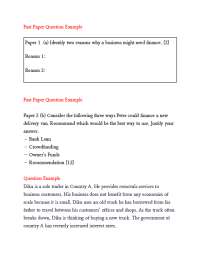 chapter 5 Business questions
