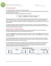 The Accounting Equation; Rule of Debit and Credit; Business transactions.pdf