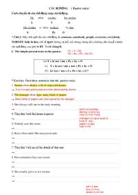 Passive Voice in English Grammar: Exercises and Examples
