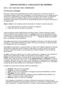 comunicazione e linguaggio dei bambini