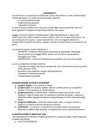 CLASSIFICAZIONE PARODONTITI 2017 CHICAGO