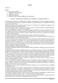 En la Empresa de producción  “La Productora SA” El dueño a contratado los servicios de un