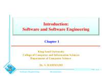 Software and Software Engineering | Slides Software Engineering | Docsity