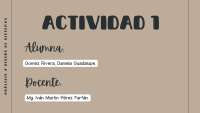 ACTIVIDAD 1 DE ANÁLISIS Y DISEÑO