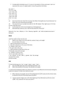 Data Structures test questions for undergraduate | Exercises Data ...