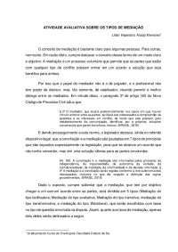 Tipos e Princípios de Mediação: Avaliativa e Waratiana - Prof. Mendonça