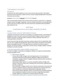 Vulnerabilità in età adulta: un'analisi del cambiamento di paradigma - Prof. Biasin