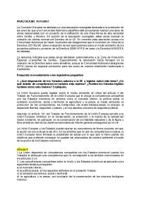 Práctica derecho instituciones de la UE | Ejercicios de Instituciones ...