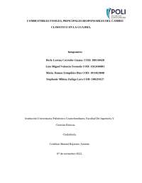 Combustibles fósiles y el cambio climático en La Guajira