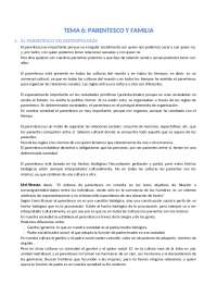 El Parentesco en Antropología: Tipos, Funciones y Sistemas - Prof. Albarracín Garrido