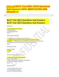 Cpeg 208 Bcat Test 2022 2023 Questions And Answers 100 Most Rated And Cpeg 208 Bcat Test 2022 2023 Questions And Answers 100 Most Rated And