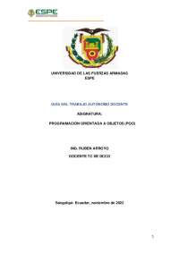 Resumen programación orientada a objetos
