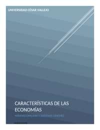 Características de las Economías - Prof. Rivera Herrera