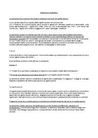 SEMIOTICA GENERALE RIASSUNTO L-20 Mercatorum