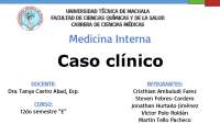 Caso clínico de una paciente de 23 años con síndrome icterico y signos gastrointestinales