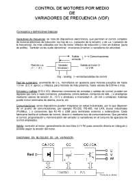 Variadores de Frecuencia: Conceptos y Definiciones Básicas para Motores Trifásicos - Prof.