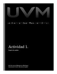 Actividades de la 1 a la 4 de la plataforma Blackboard