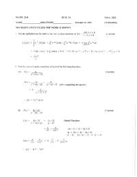 differential equation