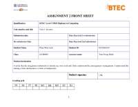 Assignment 2 - Security (1623) - Grade D