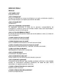 Derecho Penal I - Guía de estudio