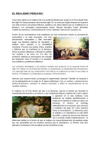 CONCLUSION DEL REALISMO EN EL PERU