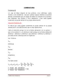 Problema de combinatoria: ídentity de equipos de fútbol