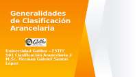Sesiones de clase del curso Clasificación Arancelaria 2