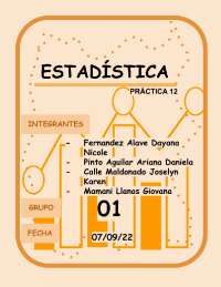 Ejercicios estadísticas
