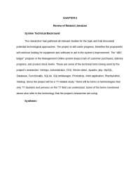 Technical Background for an IT-Related Project