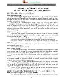 An toan lao dong giao trinh an toan lao dong