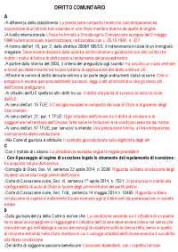 RISPOSTE ESAME DIRITTO COMUNITARIO PEGASO L-22