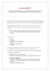 Inflamações, mediadores inflamatórios