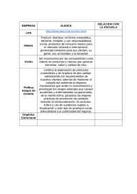 Empresa ALESCA: Misión, Visión y Política de Gestión